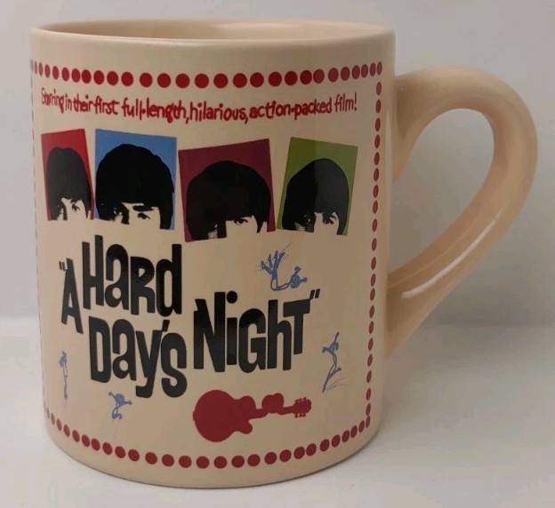 Beatles A Hard Days Night Coffee Mug 2009 AVELA