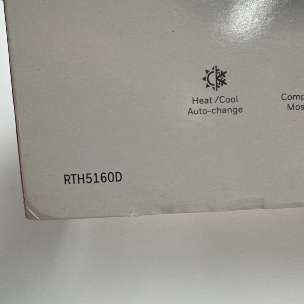 Honeywell Home RTH5160 Horizontal Digital Display Non-Programmable Thermostat