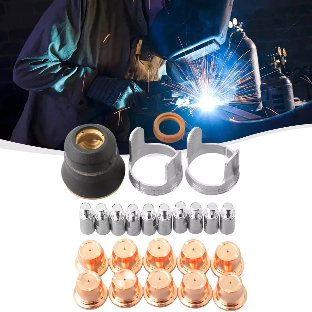 24Pcs Plasma Cutting Torch Consumables Tips Apply in welding For IPT40