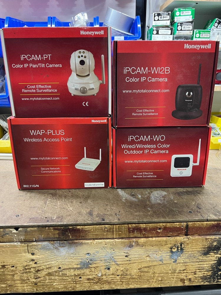 Honeywell Totalconnect IP Cams + Access Point KIT