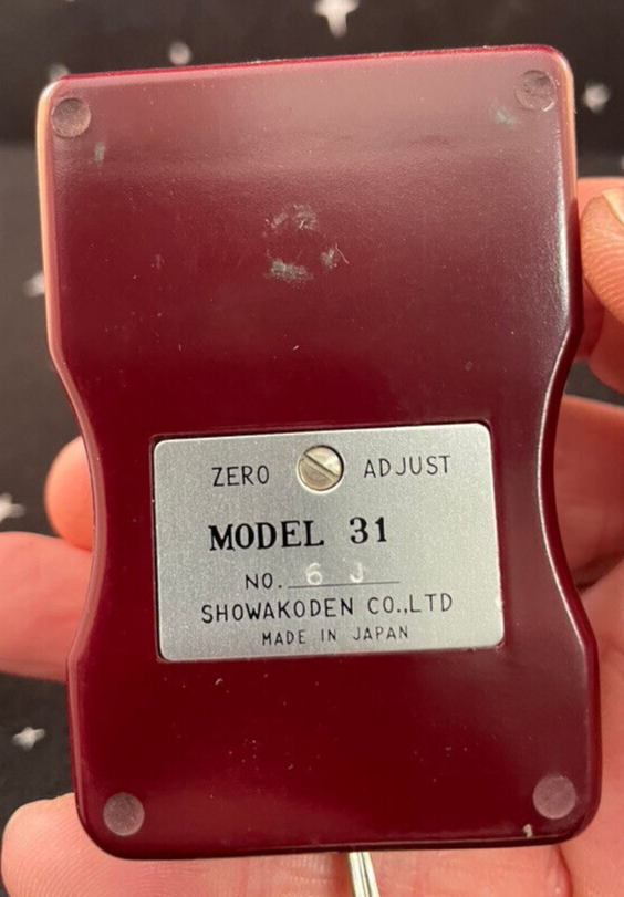 Vintage Bower Model 31 Camera Light Meter w/ original Case Untested