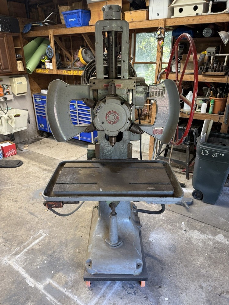 Burgmaster 2-B 6 Spindle Drill Turret Press