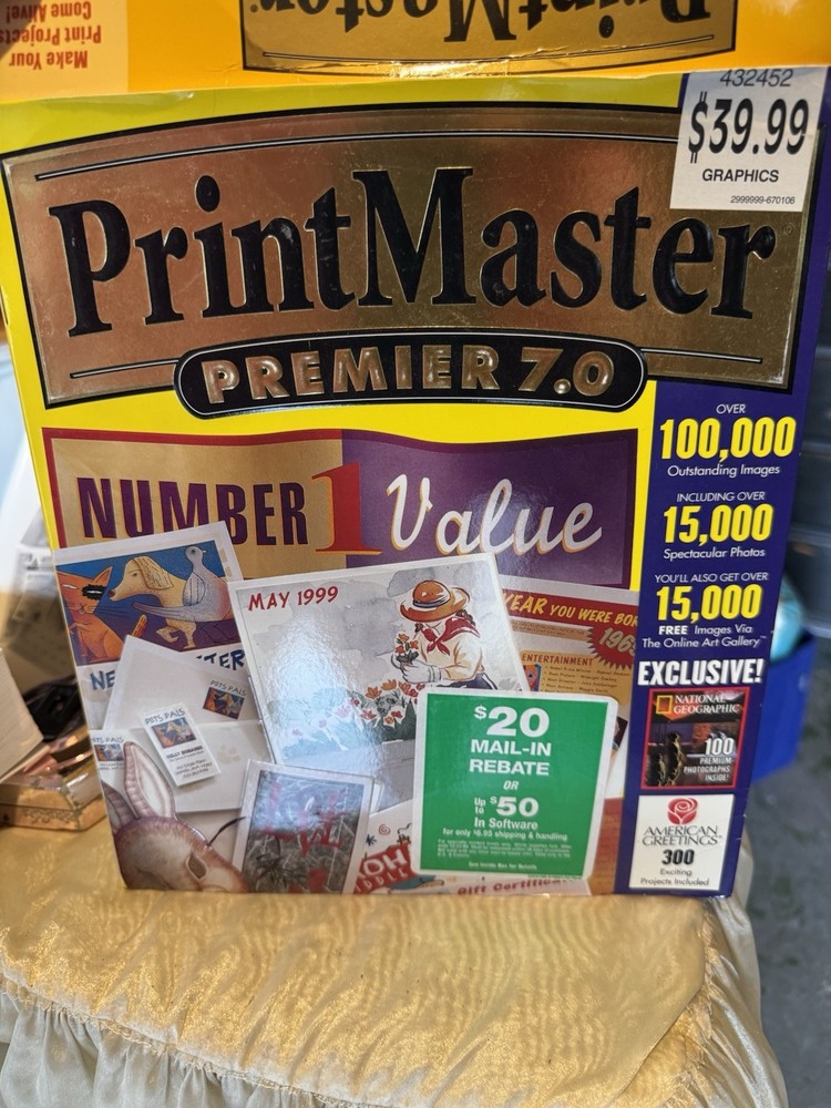 PrintMaster Premier 7.0 Windows 95, 98 Desktop Publishing