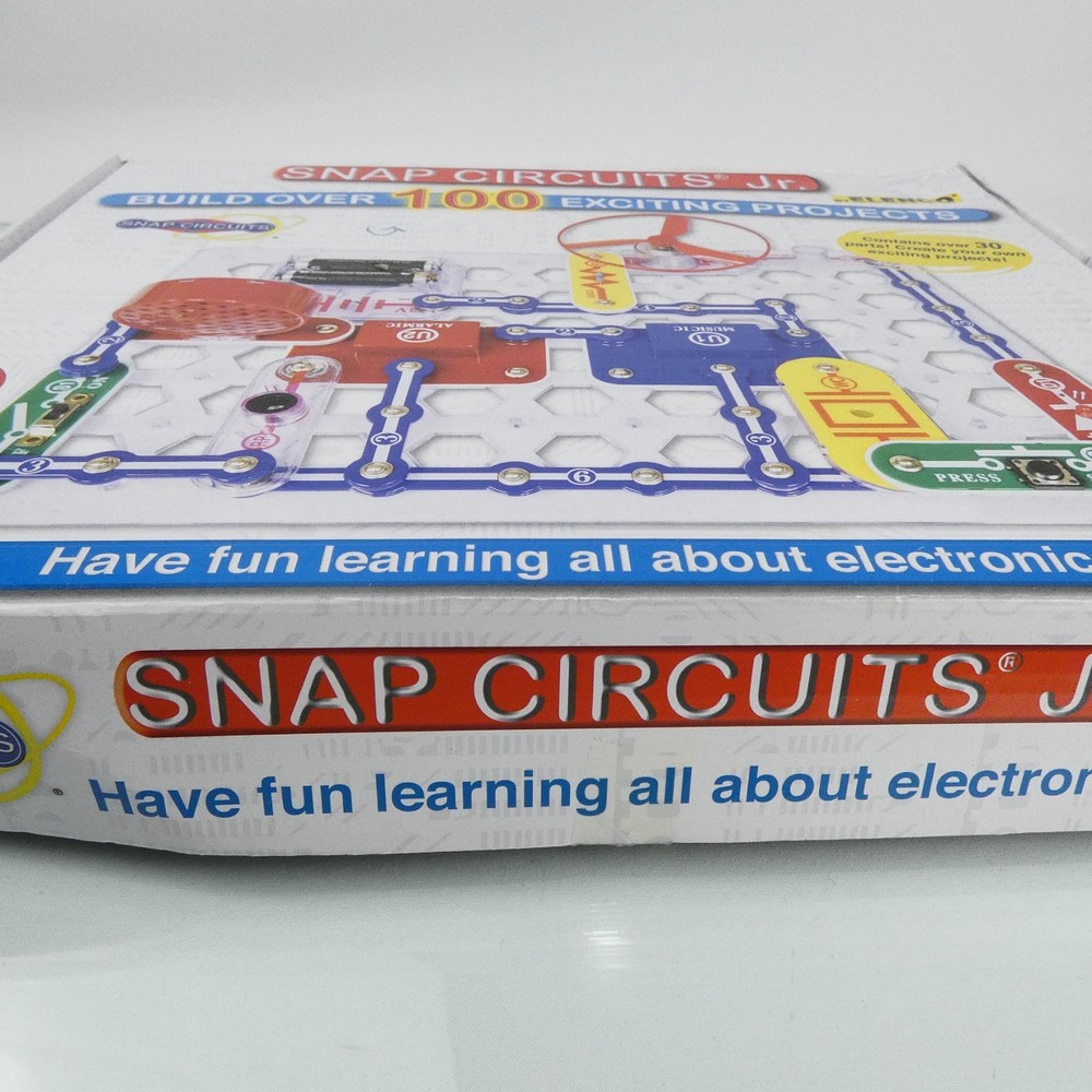 Snap Circuits Jr SC-100 100 Experiments Electronics Kit ELENCO *** Missing S1