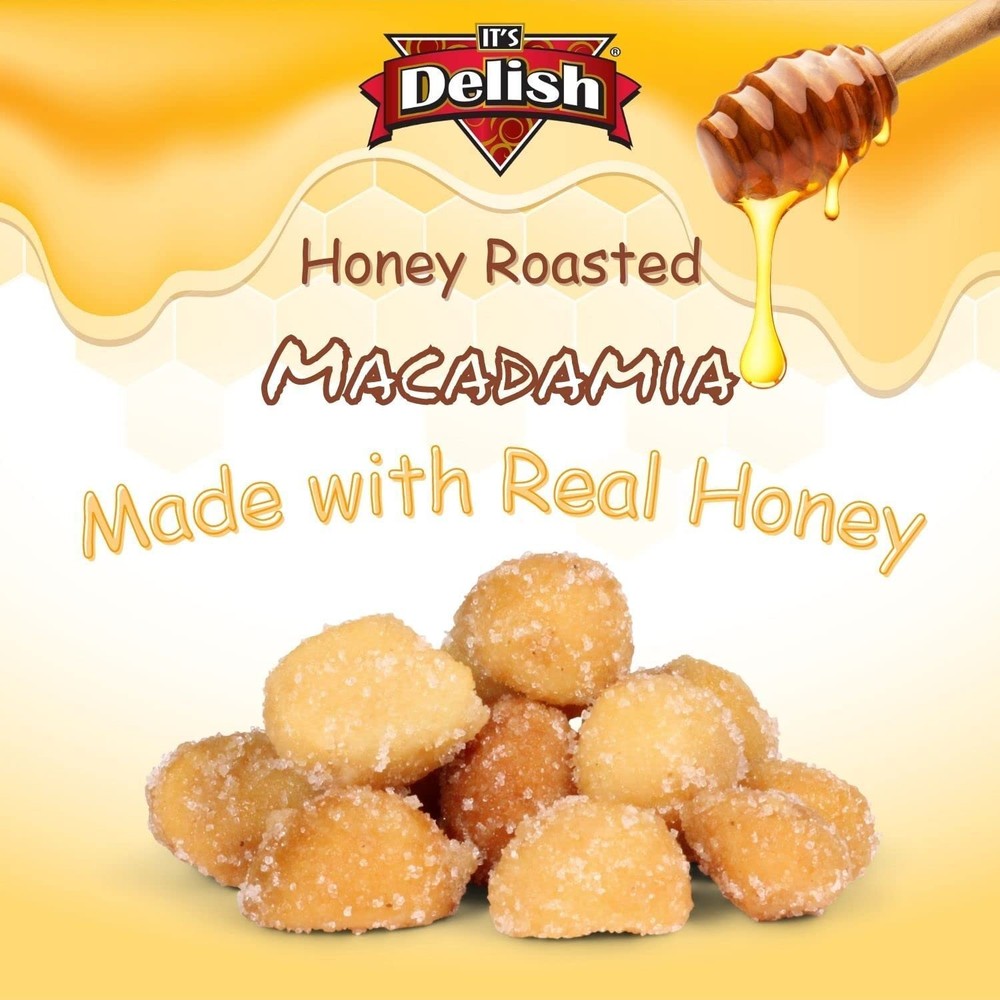 Honey Roasted Macadamia by It's Delish 1 Lb