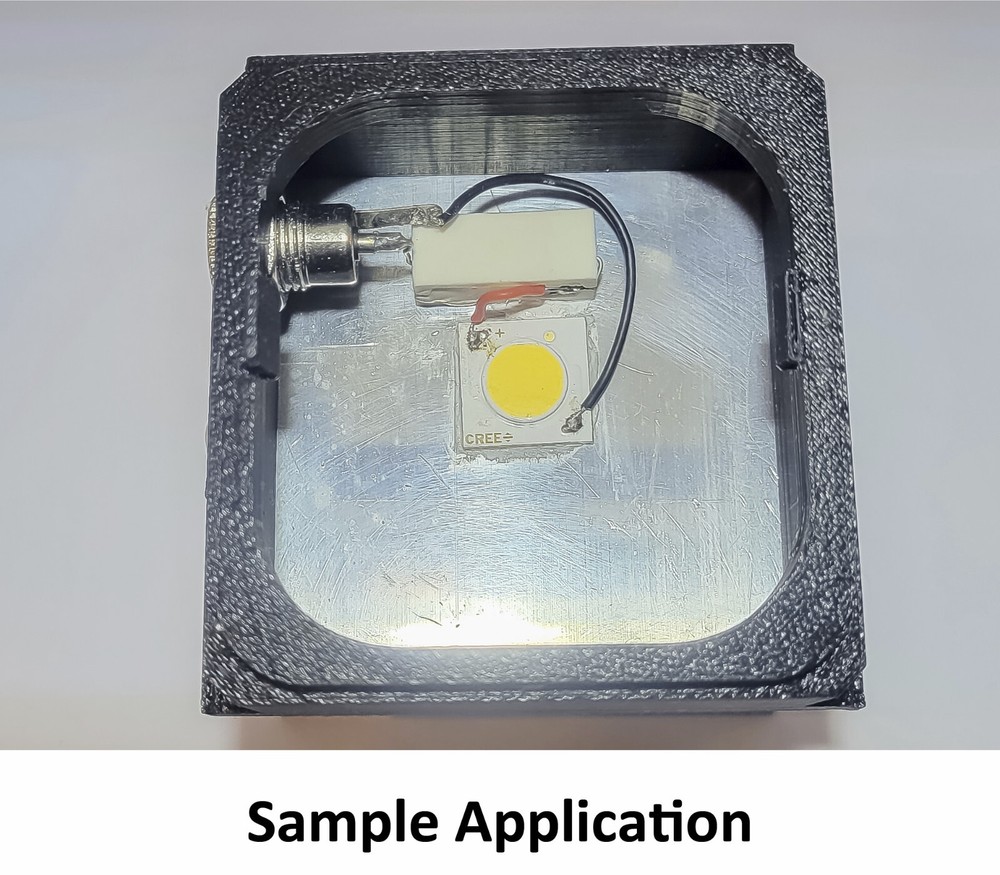 Powerful 1200 Lm 17V White CoB LED for DIY Microscope Conversions + Dimmer