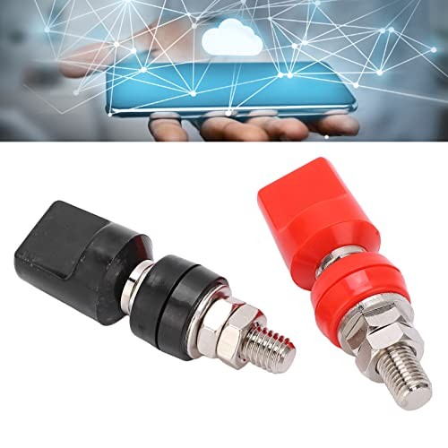 M8 Remote Battery Terminals, 2PCS 100A Battery Post Terminals with 4mm Plug
