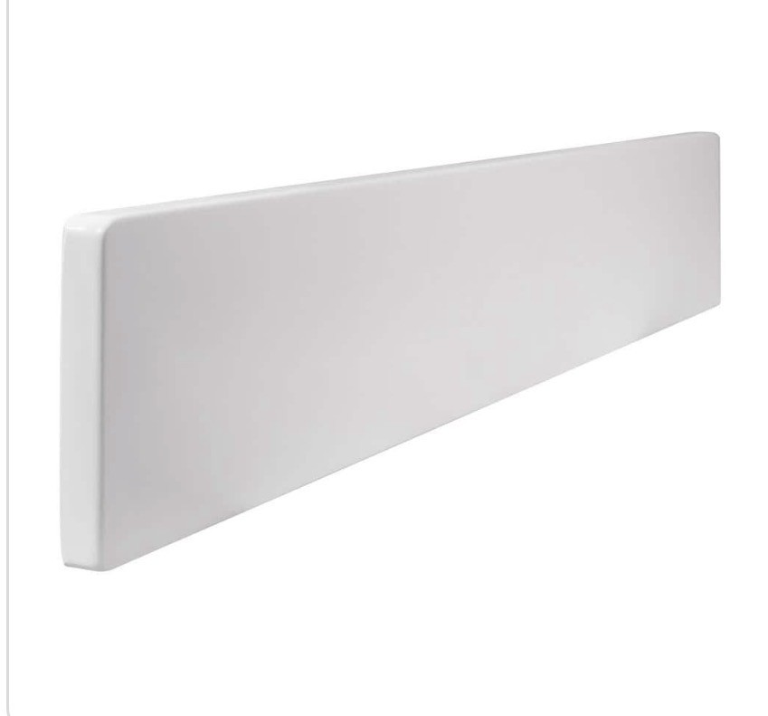 Design House 22” Cultured Marble Side Splash in Solid White