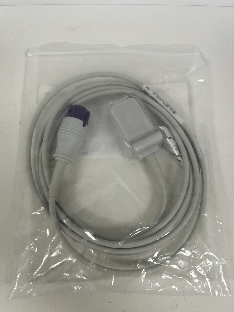 Part Source Reusable SpO2 Adaptor Cable Mindray M Tech Compatible W/ LNCS Sensor