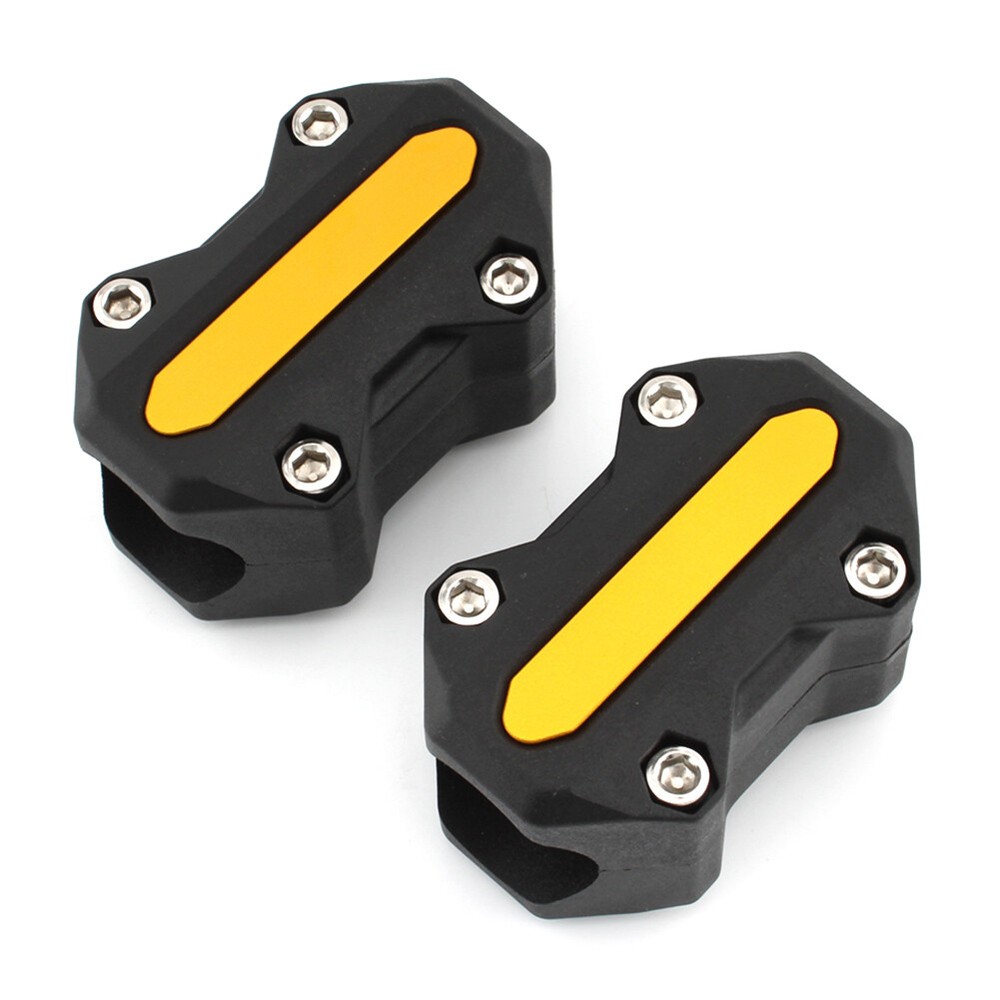 Engine Bumper Guard Crash Bar Decorative Protector Pair For Honda Suzuki Gold