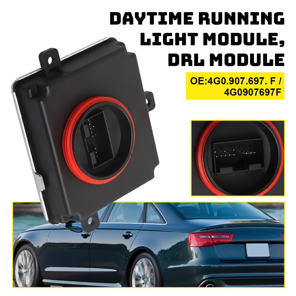 Daytime Running LED Light DRL Module Unit For 45643 Audi A7 R8 VW Golf Passat