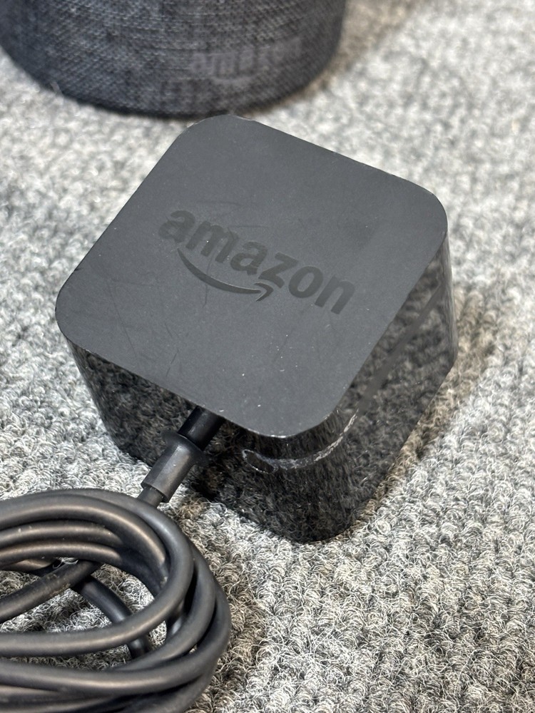 Amazon Echo (2nd Generation) Smart Assistant Charcoal Black Fabric Works Tested