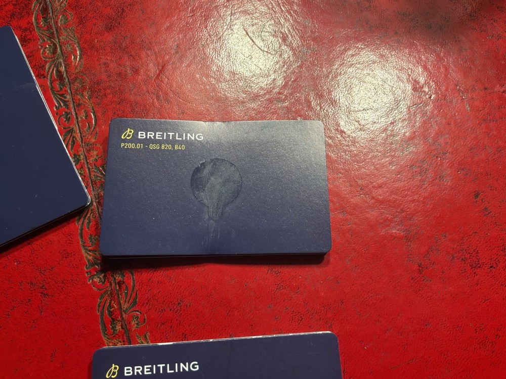 Breitling Quick Start Guide Booklet Manual, For Different Watch Models Available