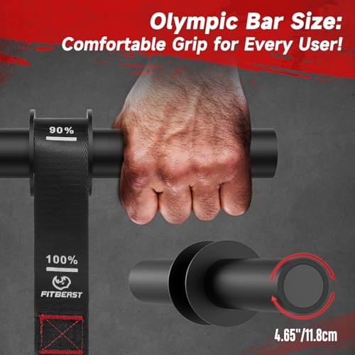 Wrist Roller Forearm Trainer, Adjustable Strap Forearm Blaster for Grip Black