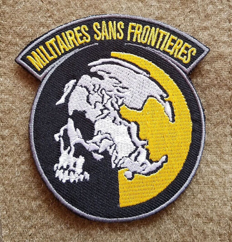 METAL GEAR SOLID MGS PEACE WALKER MILITAIRES SANS FRONTIERES HOOK LOOP PATCH