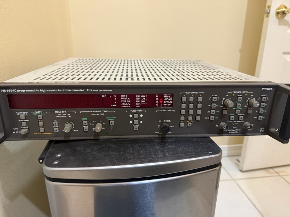 Philips PM 6654C programmable high resolution timer/counter 2ns single shot