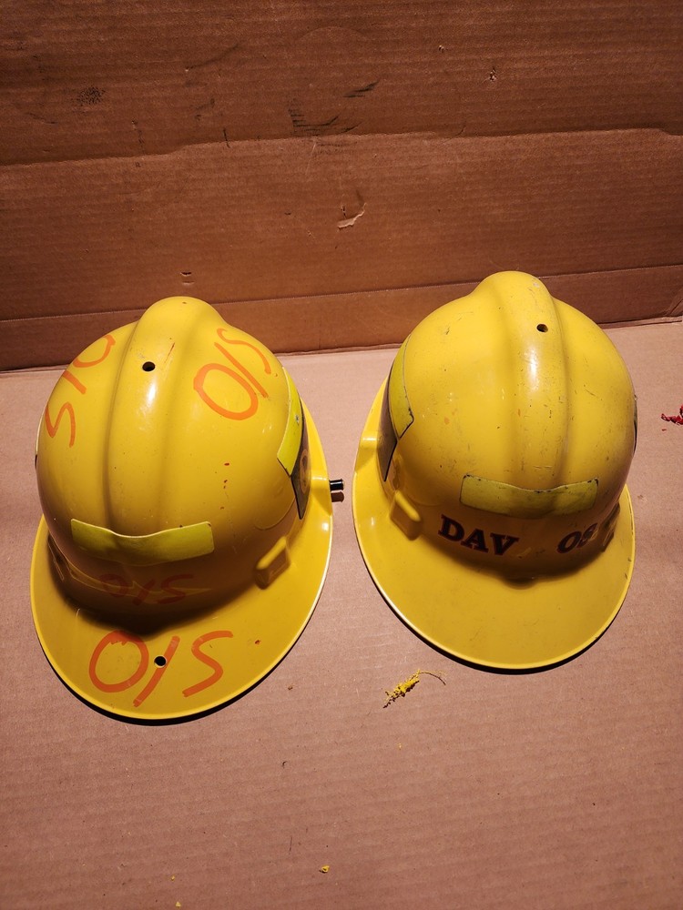 2 MFG 2023 Phenix First Due Firefighter Structural Structure Fire Helmet Yellow