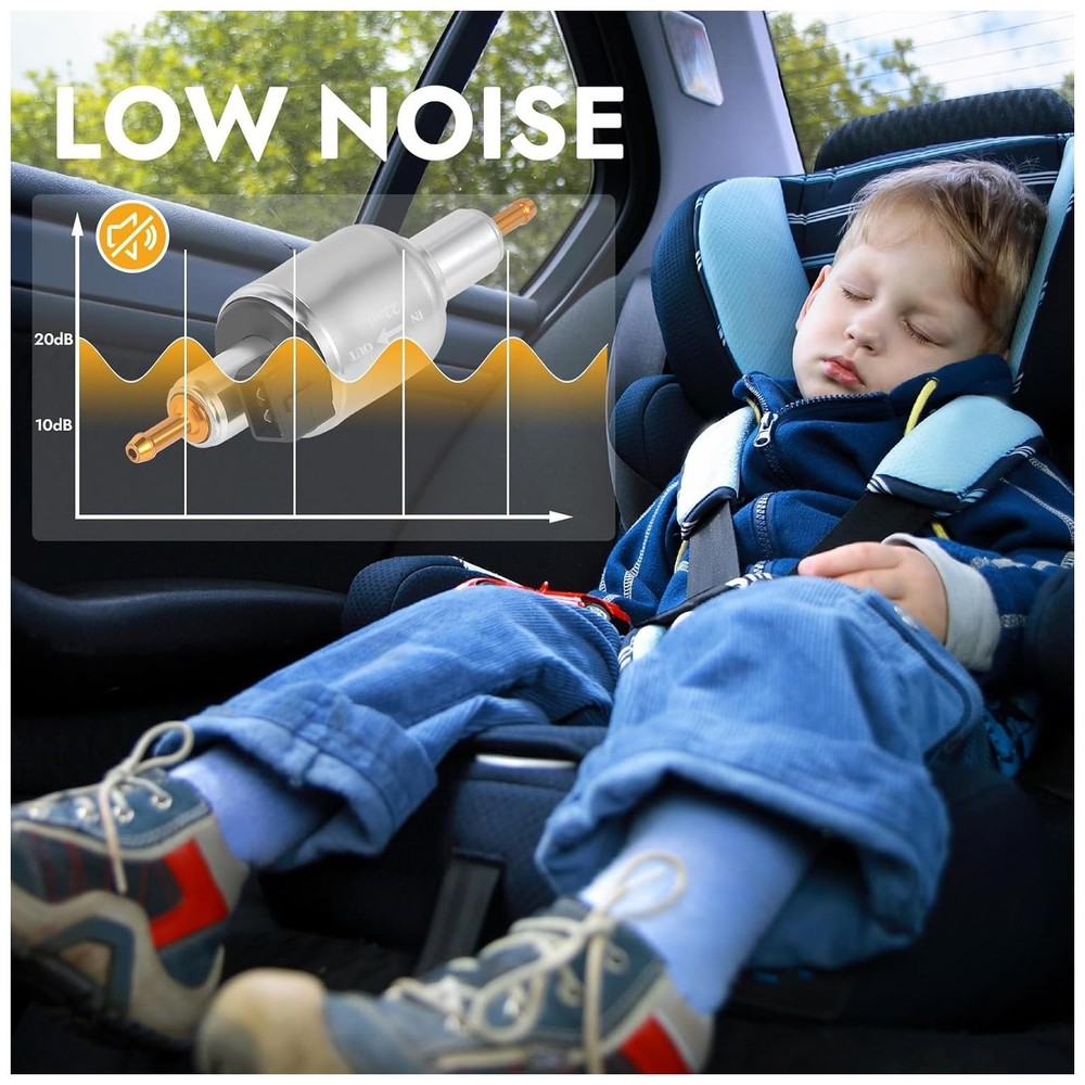 Diesel heater fuel pump, 12V 22ML quieter gas air heater electric fuel pump, use