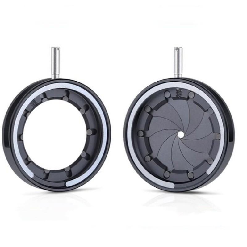 1pc1-16MM Zoom Adjustable Iris Aperture Diaphragm for Microscope Digital Camera
