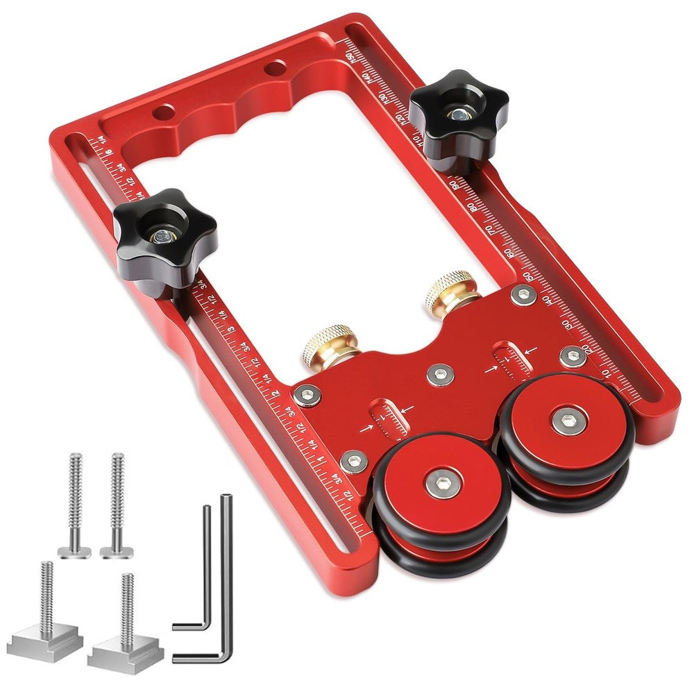 Featherboard for Table Saws, 2 in 1 Thin Rip Jig Guide Feather Boards for Tab...