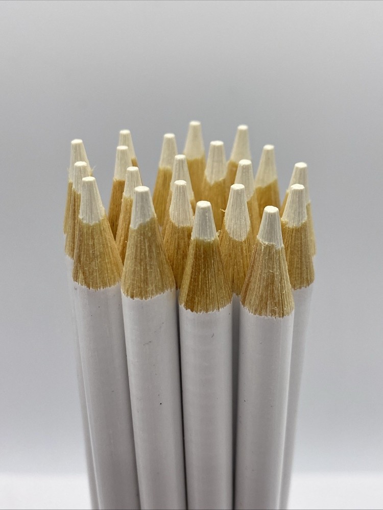 (20) Crayola Colored Pencils  (white) BULK