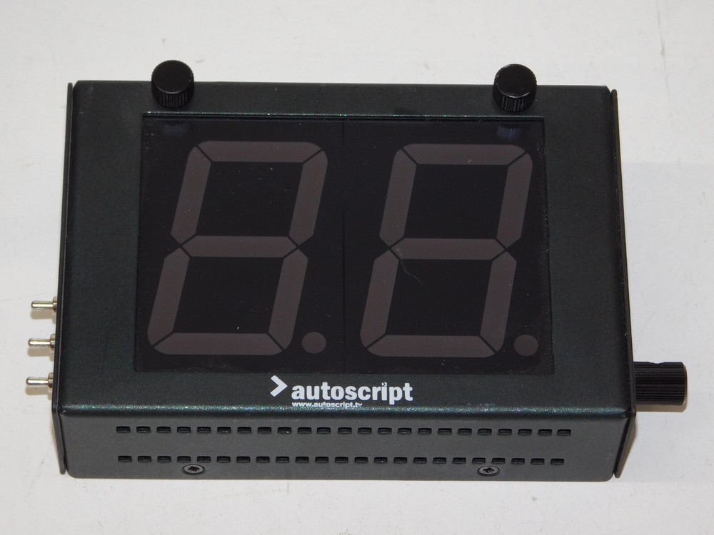 Autoscript TallyPlus 2 Camera Number Two Digit LED Indicator Digital Display UK