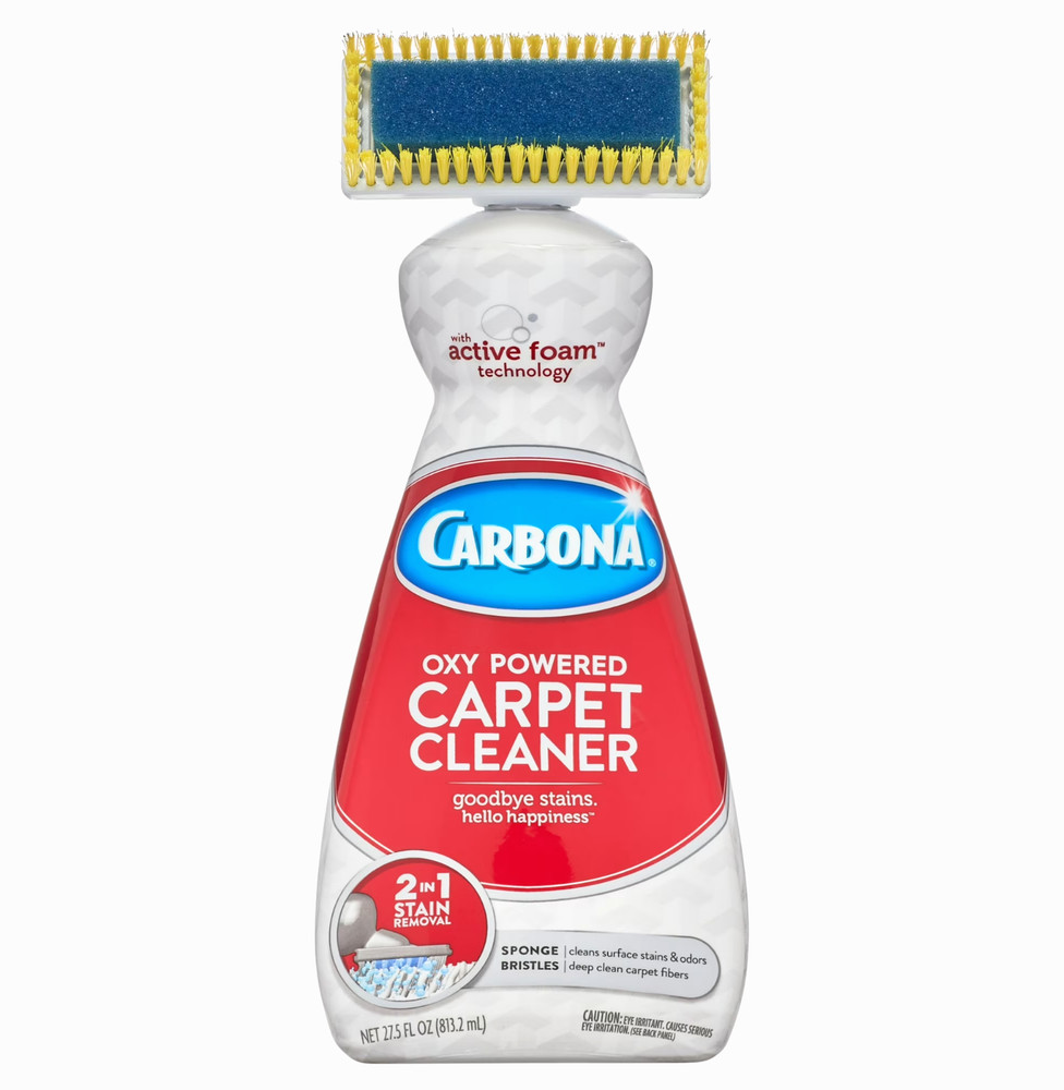 Carbona Oxy-Powered Carpet Cleaner with Brush, 27.5oz