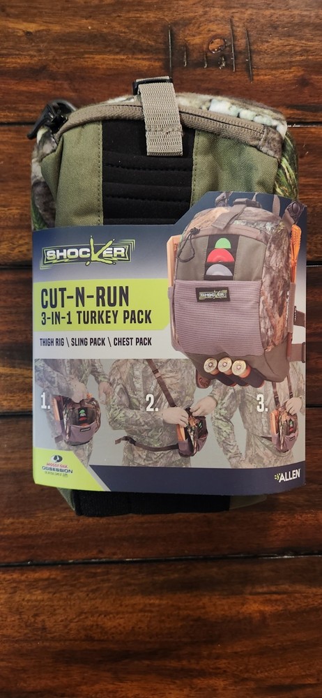 Allen Company Shocker Cut-N-Run Turkey Hunting Pack - 3in1 Functionality: