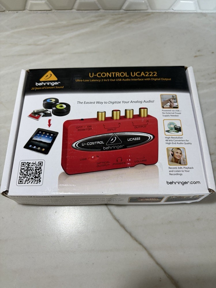 Behringer U-Control UCA222 USB Audio Interface
