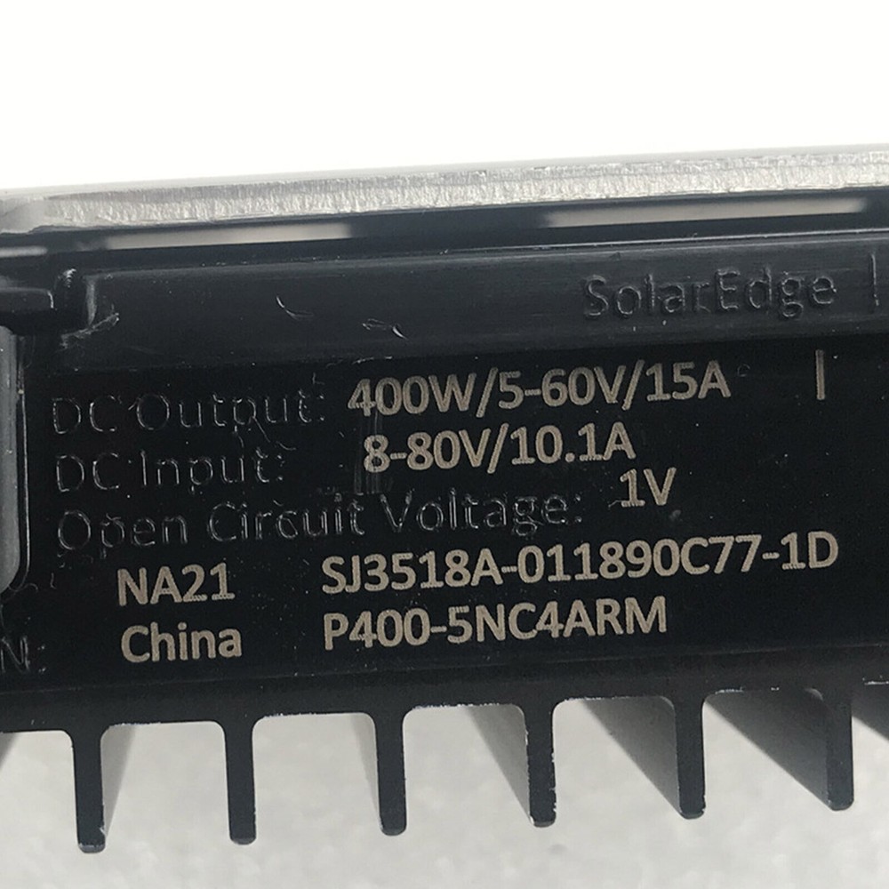 SOLAREDGE Solar Optimizer MPPT P400-5NC4ARM 400W 1000V PV Solar Panel Optimizer