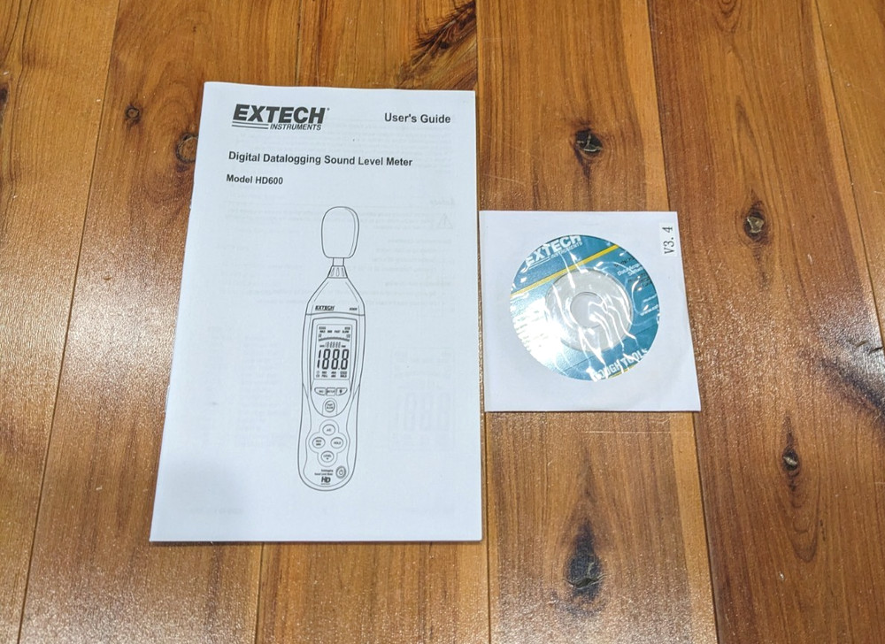 Extech Instruments Data logging Sound Level Meter Model HD 600