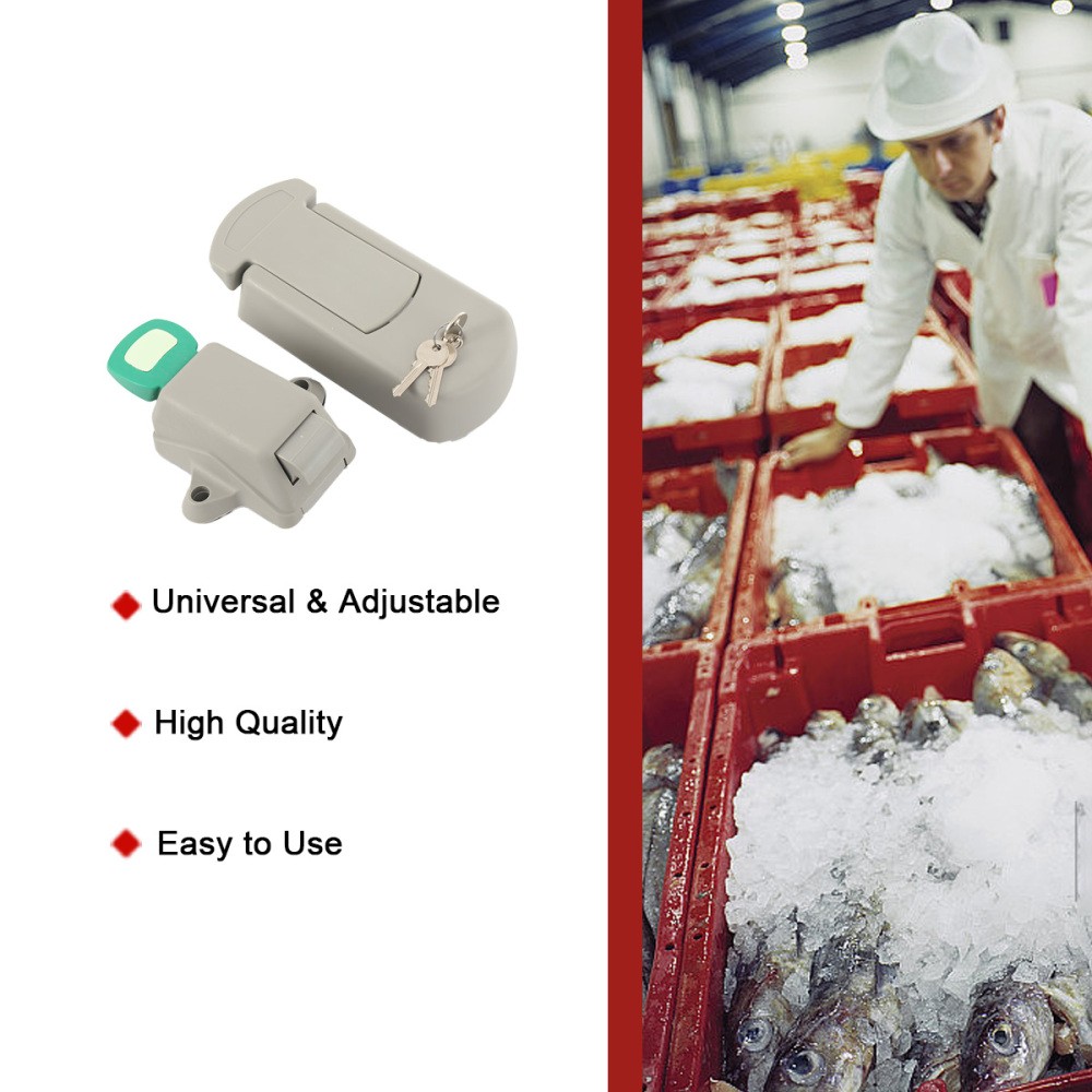 Cold Storage Doors Lock Handle PP Material Universal Freezer Door Lock Handle