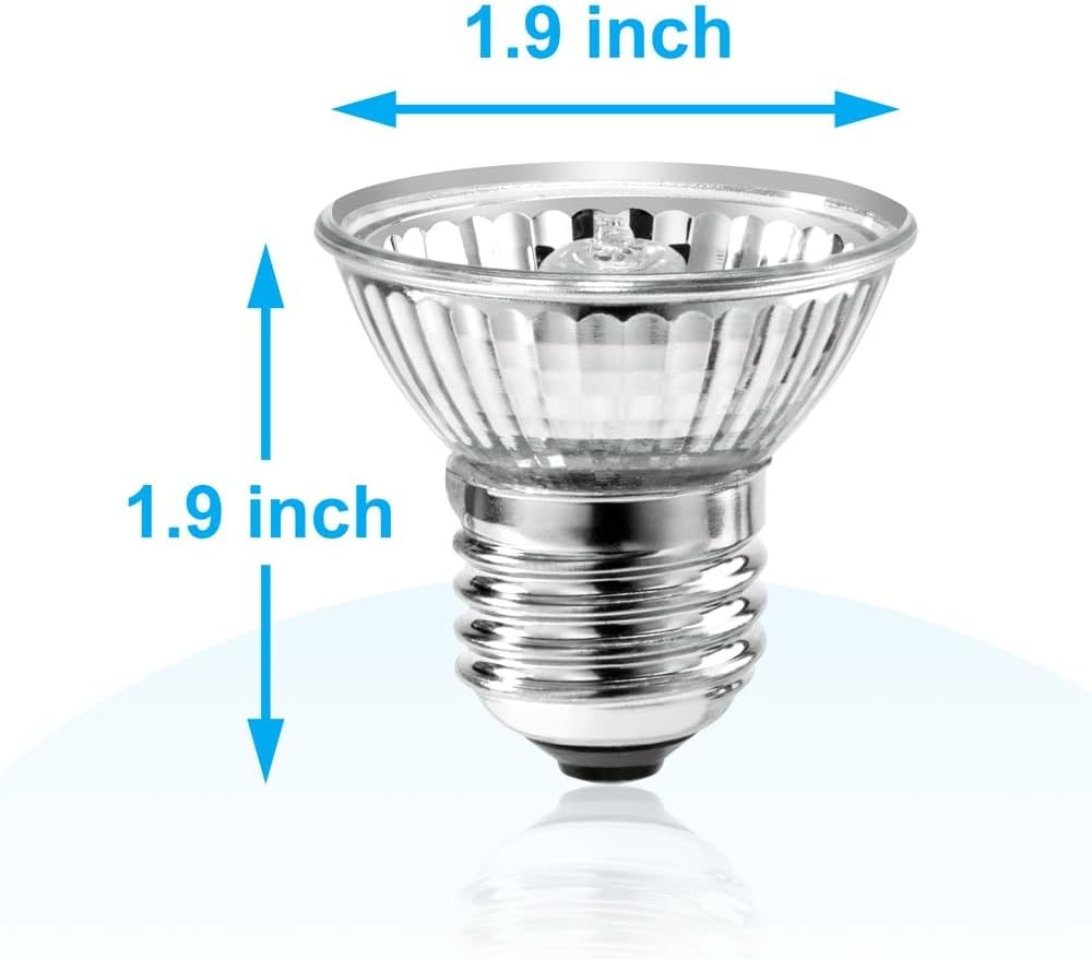 DaToo Reptile Heat Lamp 4PCS 50W UVA UVB Basking Bulb