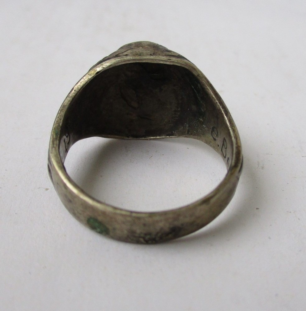 German Ring Silver WW2 Observation Balloon Kursk