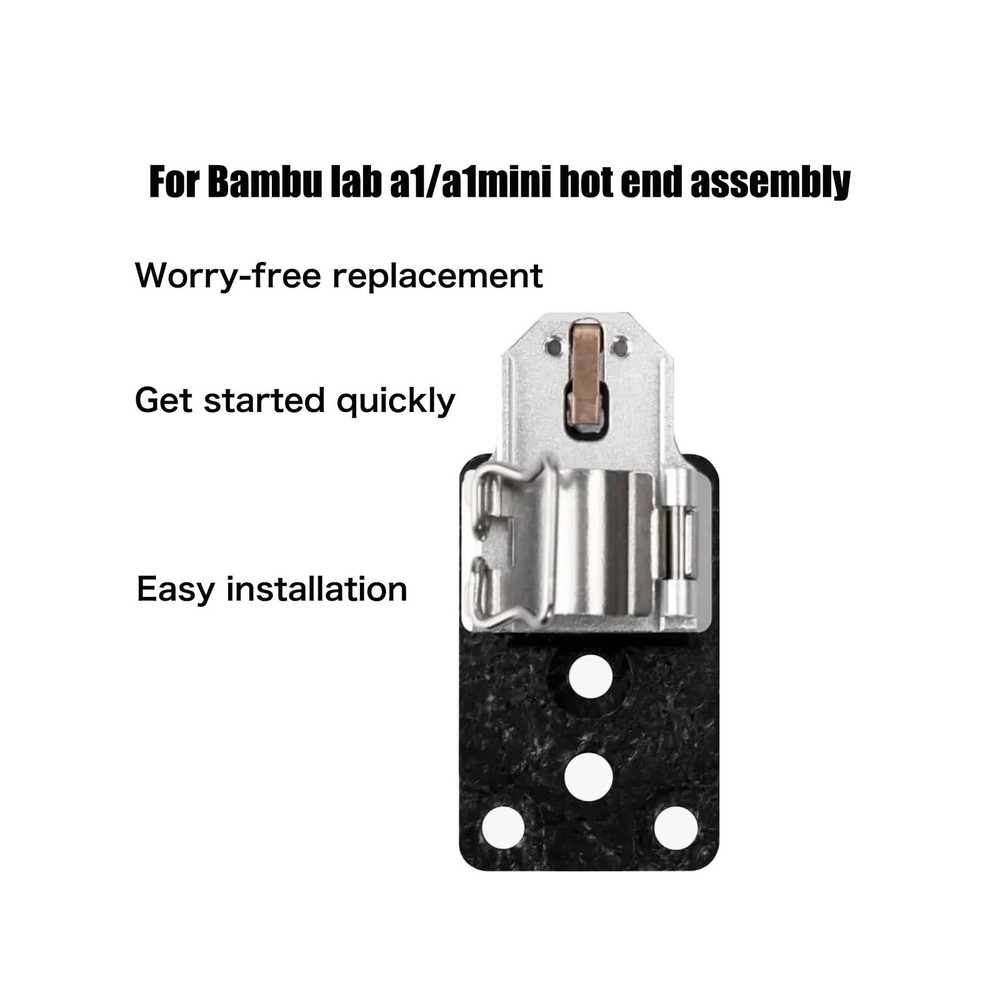 Hotend Heating Assembly Up to 390℃ for Bambu Lab A1/A1 Mini 3D Printer Hot