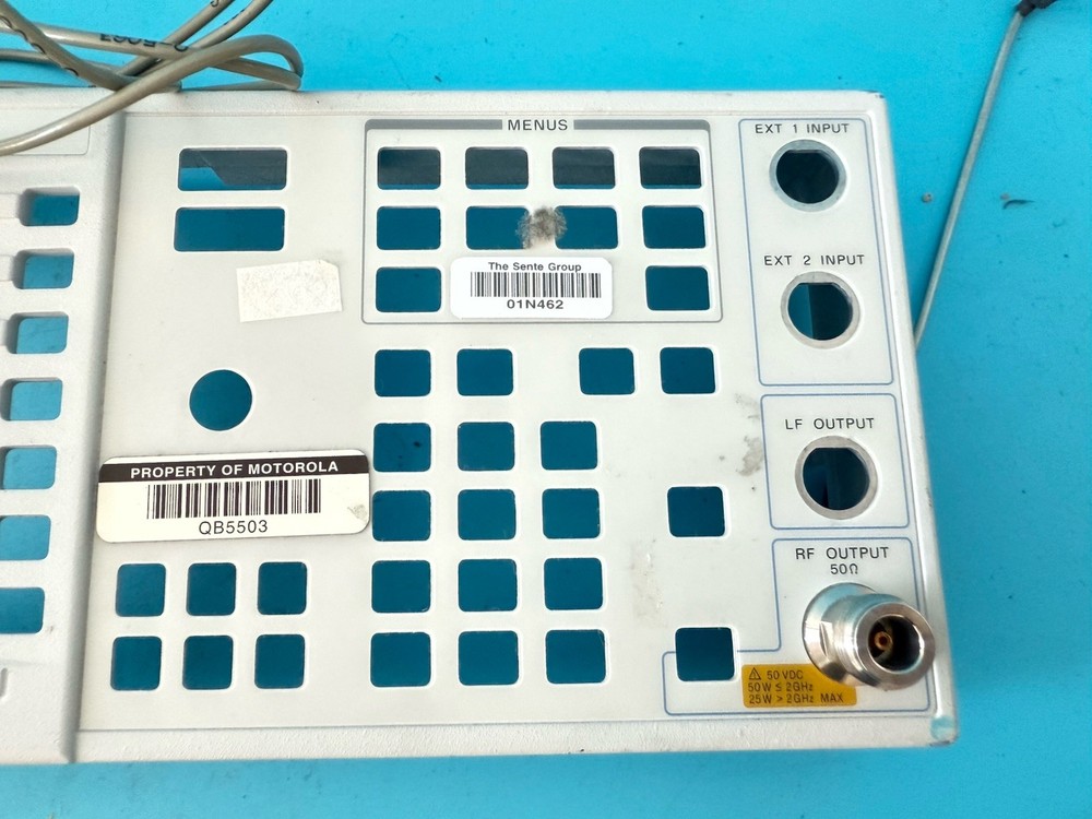 HP Agilent E4432B ESG-D Series Signal Generator Front Panel Assembly w/ RF Cable