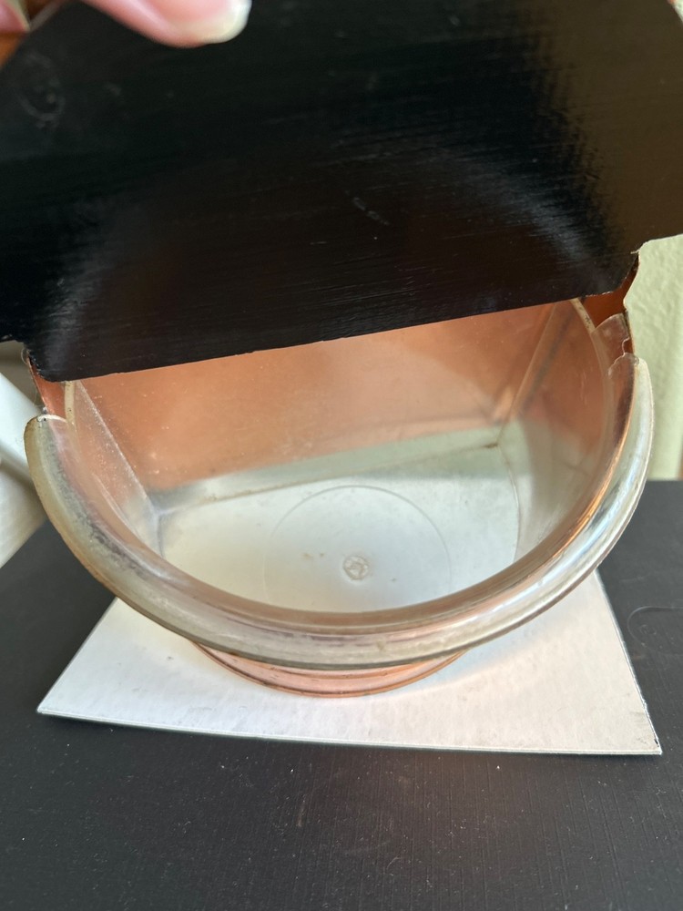 Copper Wall Salt Cellar Box Plastic Lining