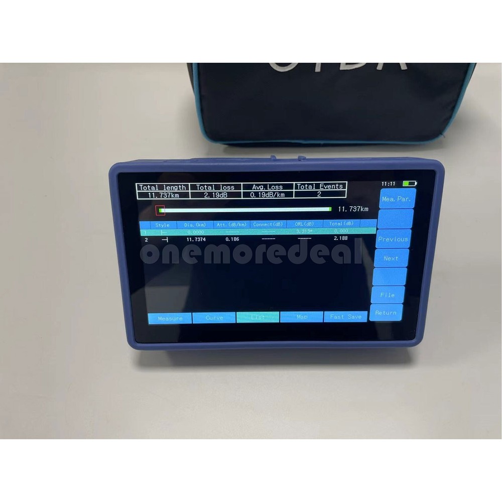 JW3302E Multifunctional Automatic OTDR Optical Time Domain Reflectometer+Screen