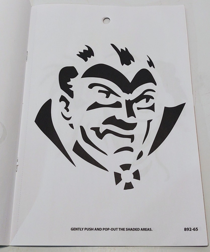 Pumpkin Masters Carving Kit Pattern Book & Pumpkin Pro Stencils & LED Light