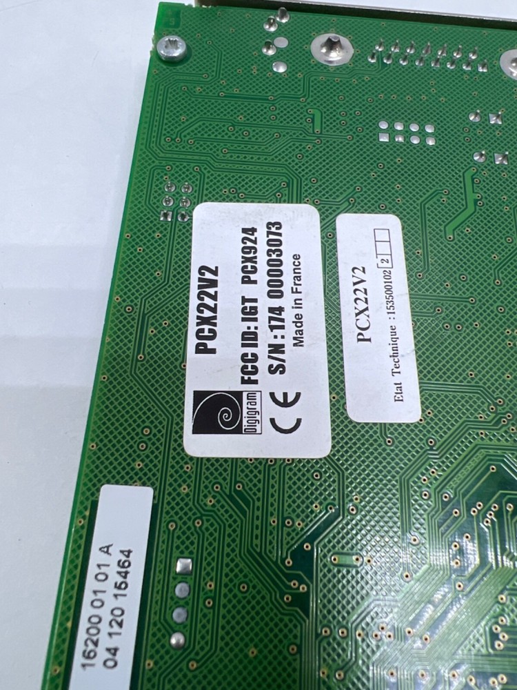 DIGIGRAM PCX 22 PCI PROFESSIONAL SOUND CARD