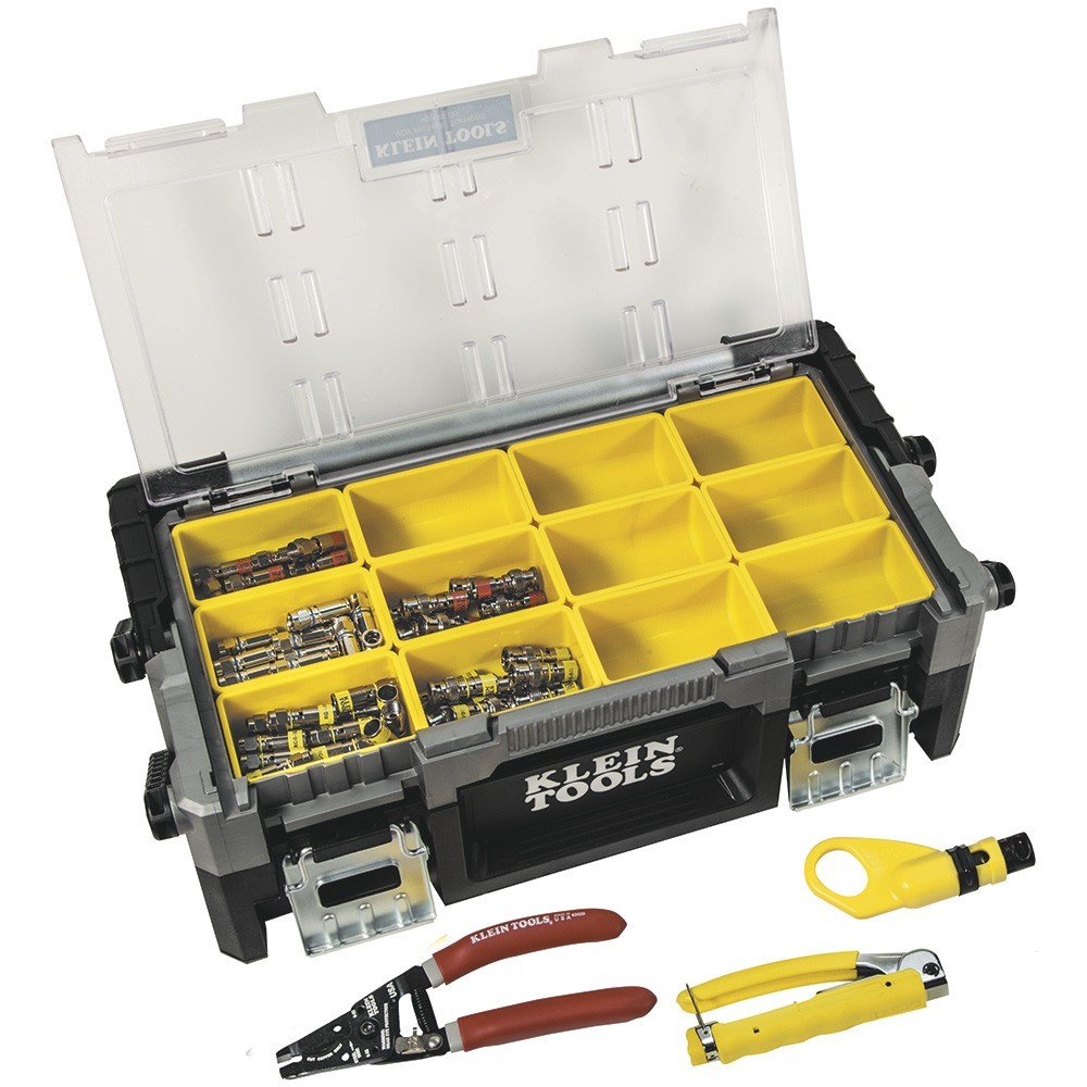 Klein Tools VDV011-832 VDV ProTech Coaxial Kit with Tool Case