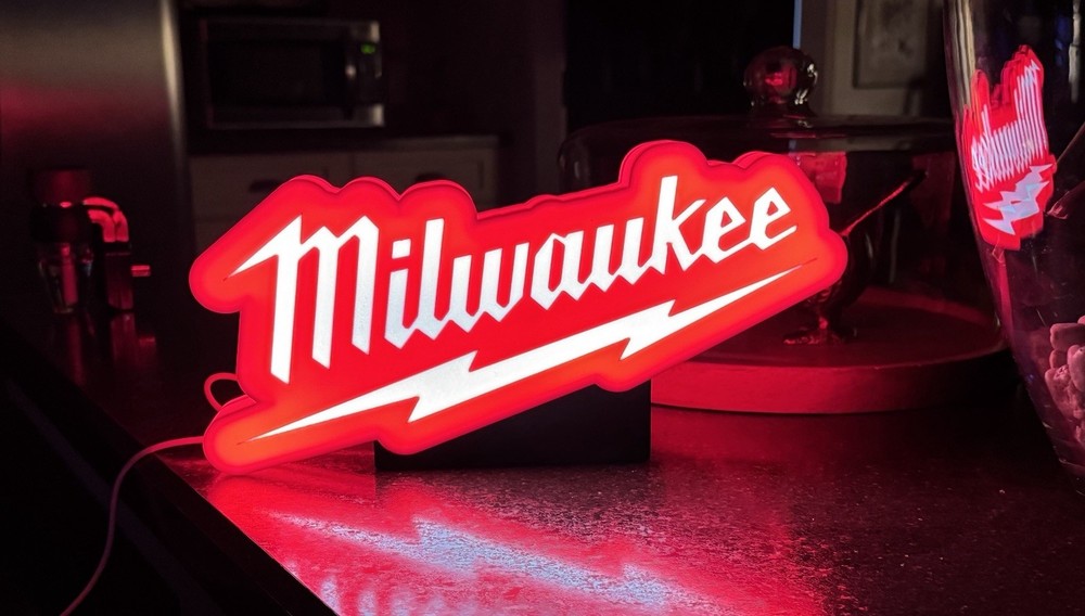 Milwaukee Light Up Sign