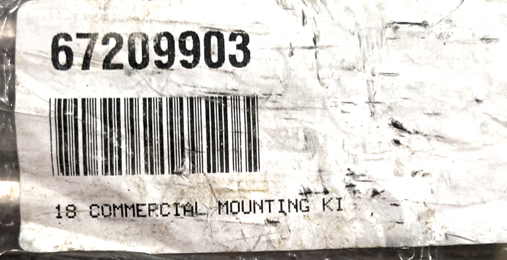 67209903 18" Commercial Mounting Kit