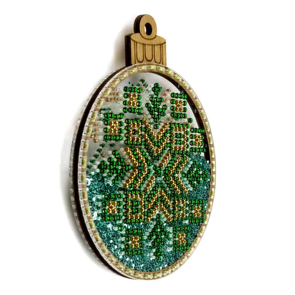 DIY Bead Embroidery Kit on Plastic Beaded stitching needlepoint beadwork