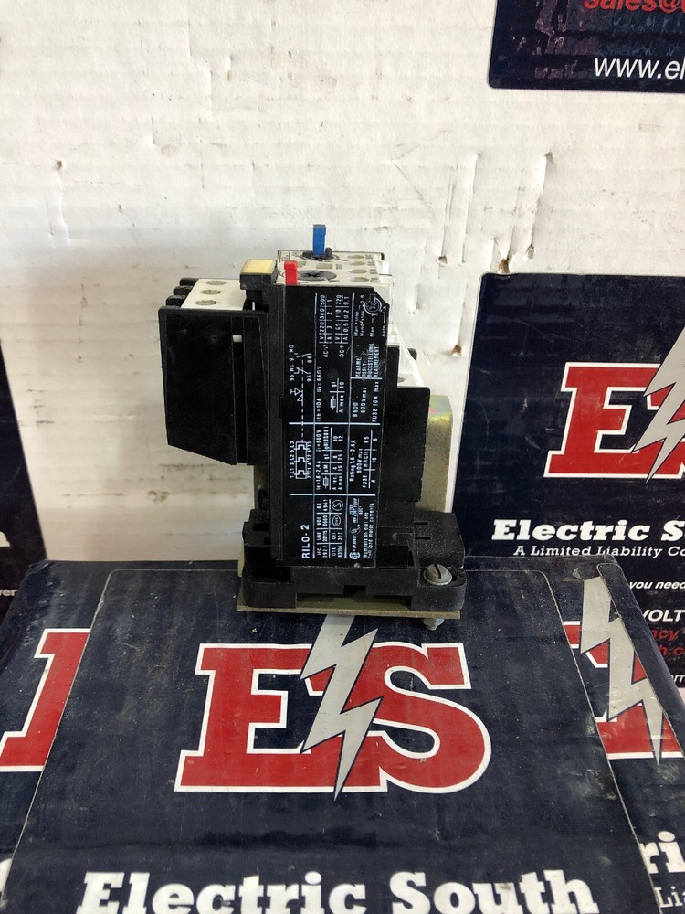 AGUI Overload Relay RILO-2 1.6-2.4 Amp 600 Volt