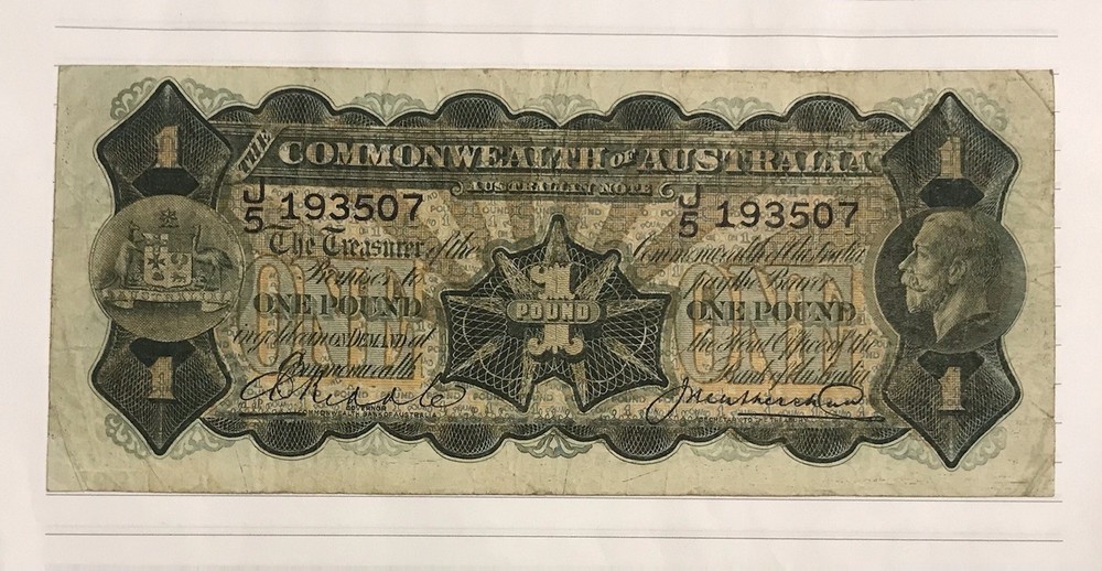 Australia 1 Pound 1926-32 P-16c VF