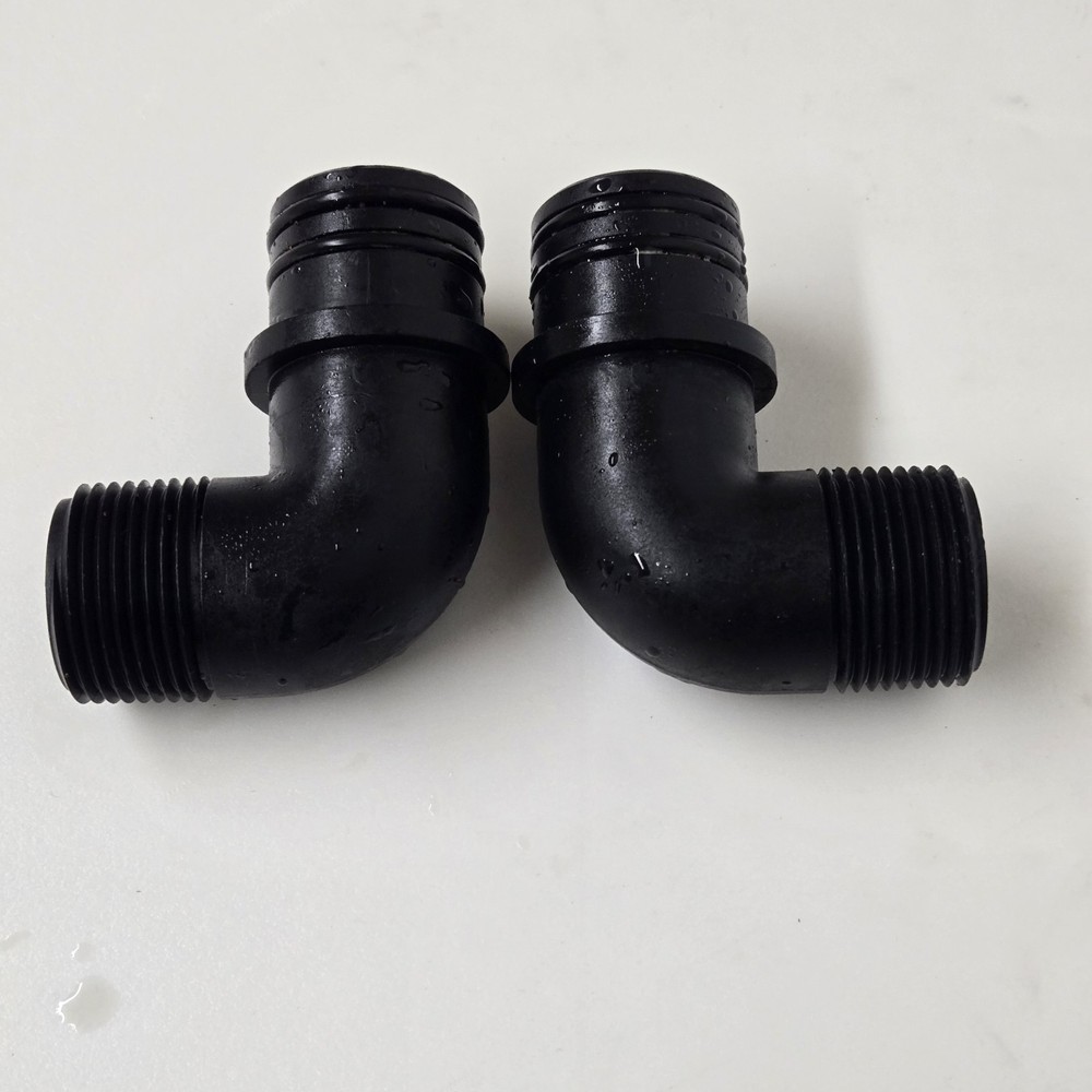 Kinetico Water Softener Original Style ( Pair) Elbow Connectors.