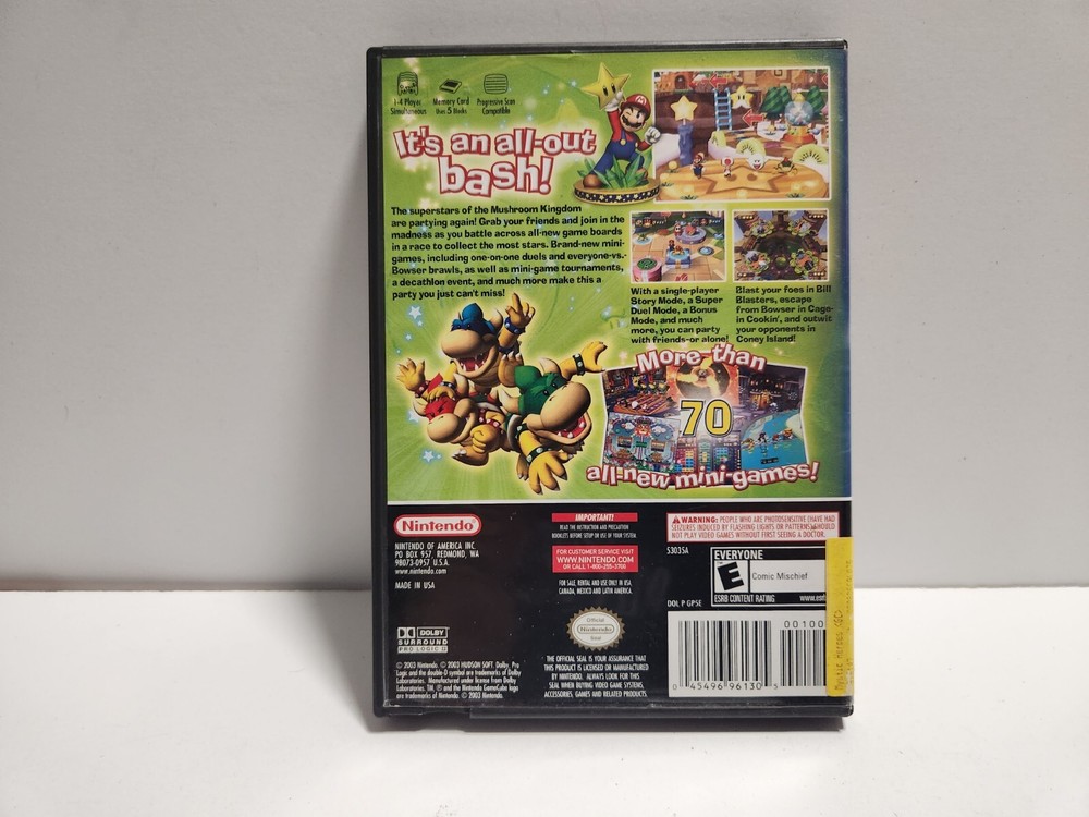 Mario Party 5 (Nintendo GameCube) Original Case Only