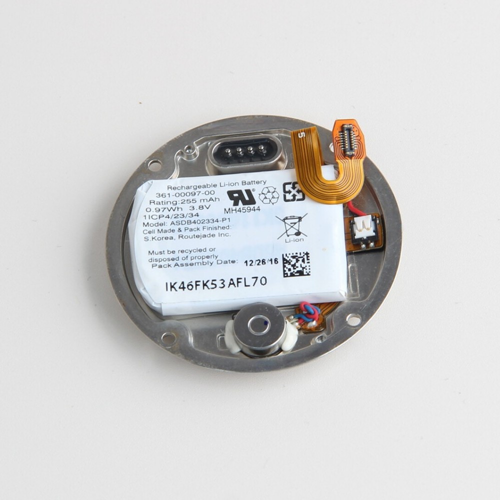 For Garmin Fenix 5 Wtach Back Case Back Cover Wh Battery Replacement Part Silver