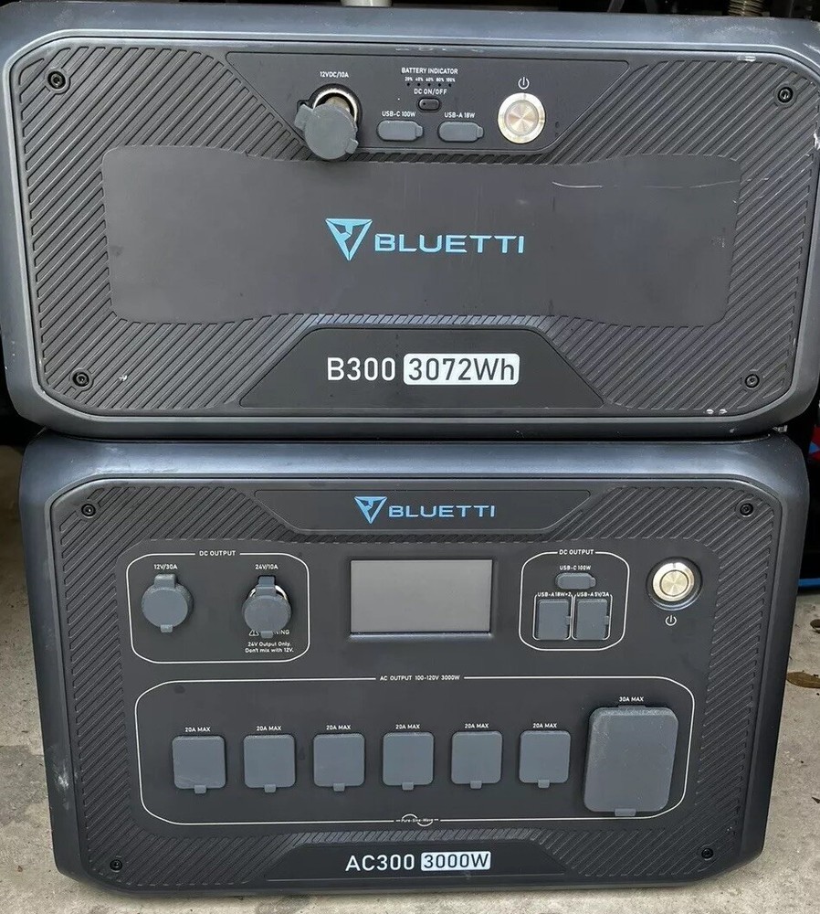 Bluetti AC300+ B300 Solar Power System